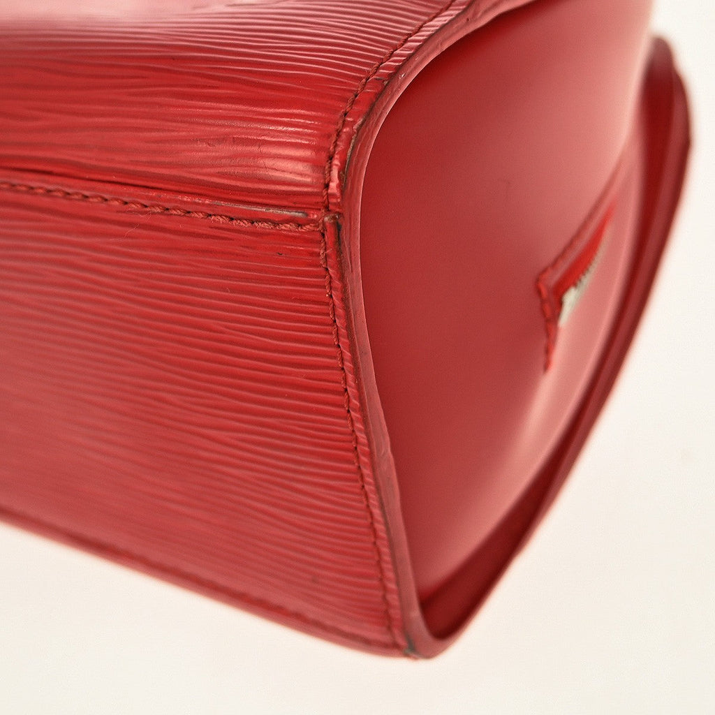 Louis Vuitton Pont Neuf Handbag Epi Leather Red Leather Handbag