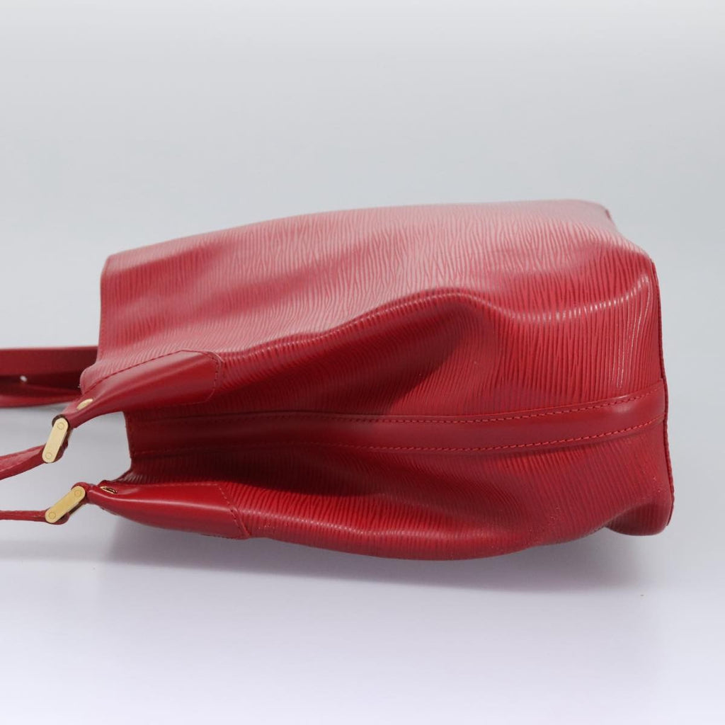 Louis Vuitton Mandara Handbag Epi Leather Red Leather Shoulder Bag