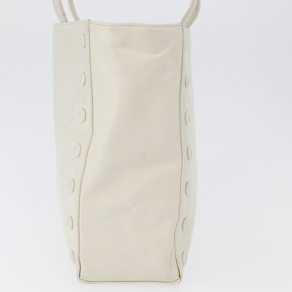 Celine Handbag Leather White Leather Handbag