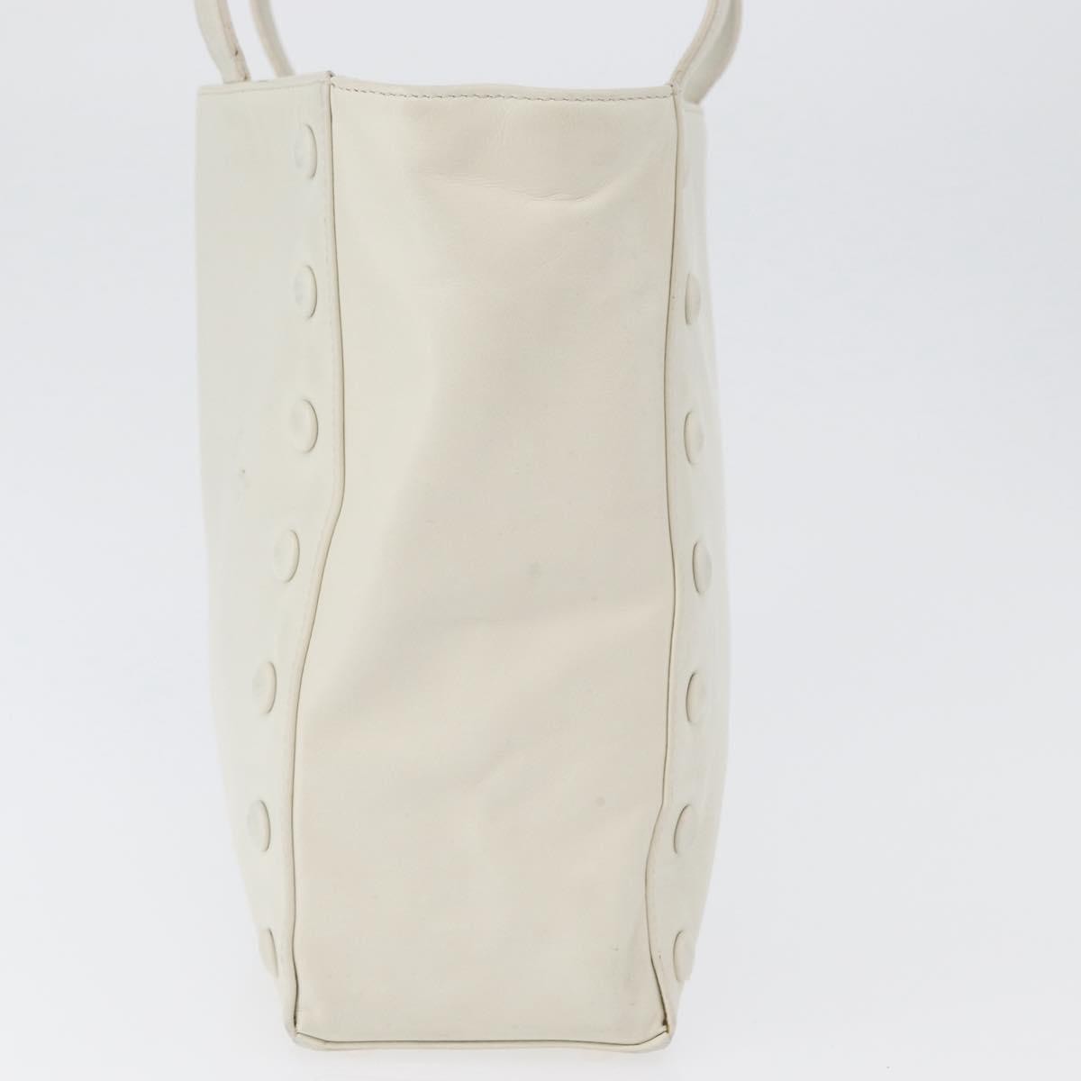 Celine Handbag Leather White Leather Handbag
