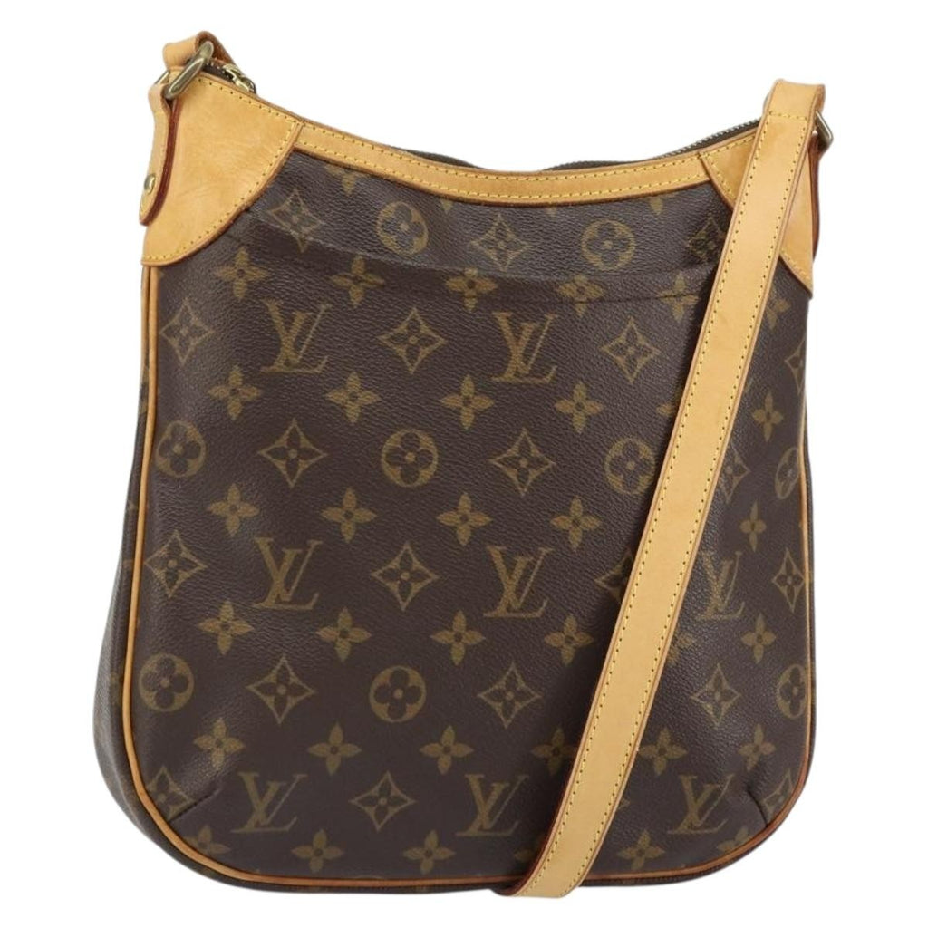 Louis Vuitton Odeon Handbag Monogram Canvas Brown Canvas Shoulder Bag