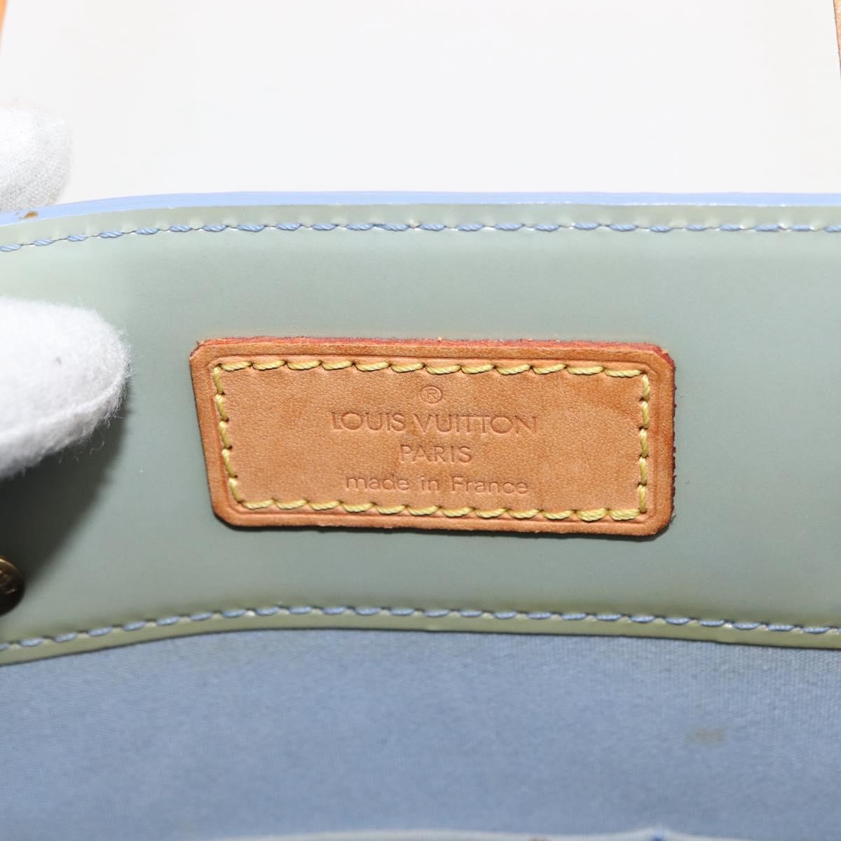 Louis Vuitton Reade Handbag Monogram Vernis Purple Patent_Leather Bag