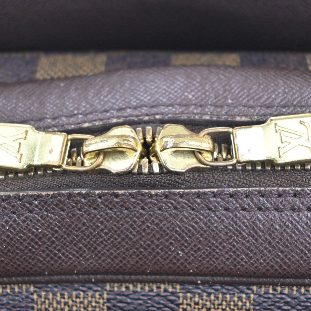 Louis Vuitton Triana Bag Damier Brown Canvas Handbag