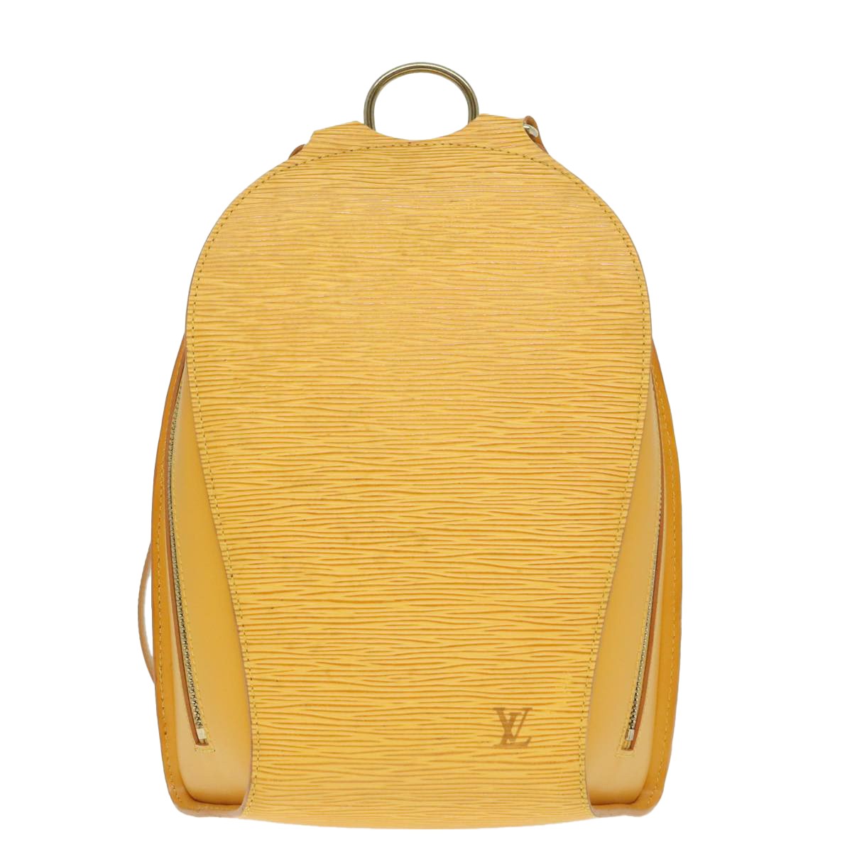 Louis Vuitton Mabillon Backpack Epi Leather Yellow Leather Backpack Bag
