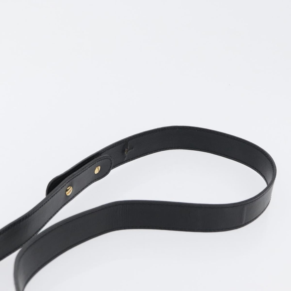 Celine Circle Logo Shoulder Bag Leather Black Leather Shoulder Bag Bag