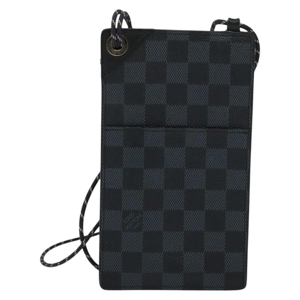 Louis Vuitton Pochette Phone Damier Graphite Canvas Gray Canvas Shoulder Bag
