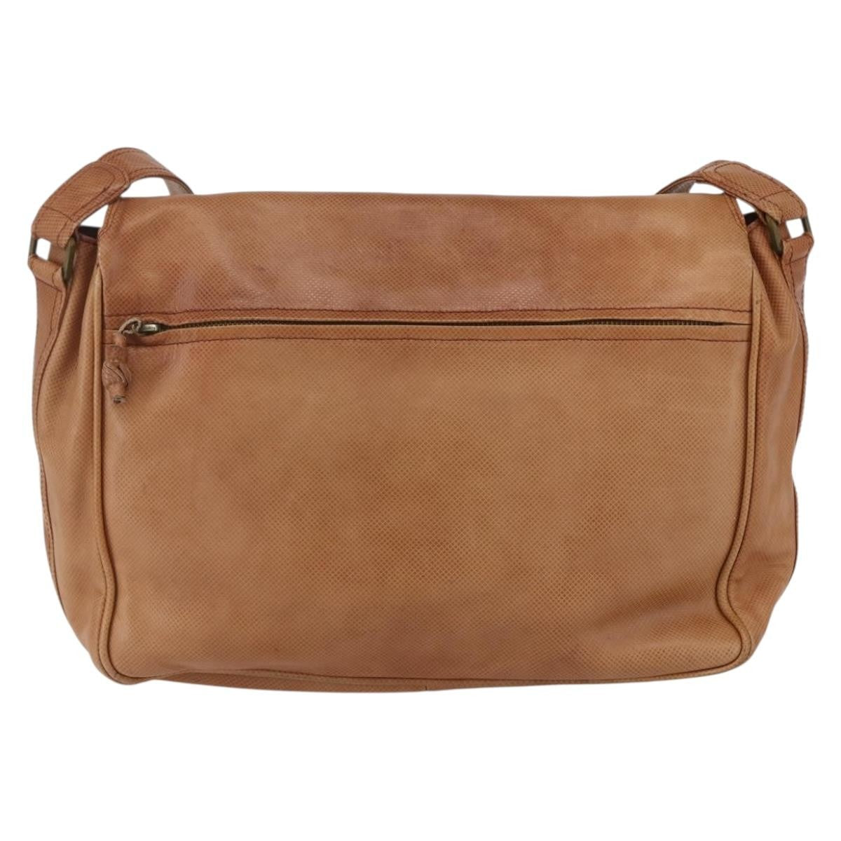 Bottega Veneta Vintage Shoulder Bag Leather Brown Leather Shoulder Bag Bag