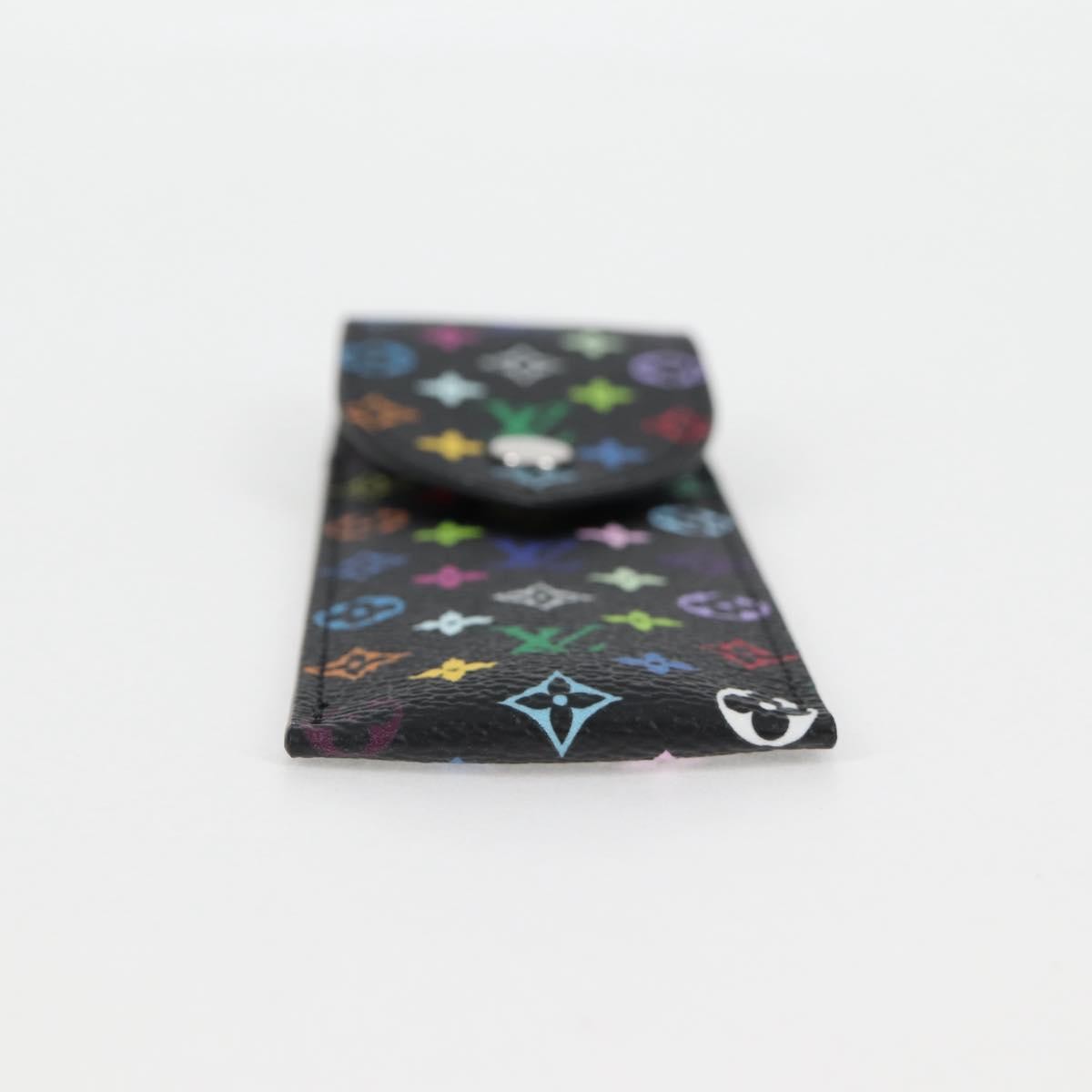 Louis Vuitton Etui À Stylo Canvas Black Canvas Clutche & Pouche Bag