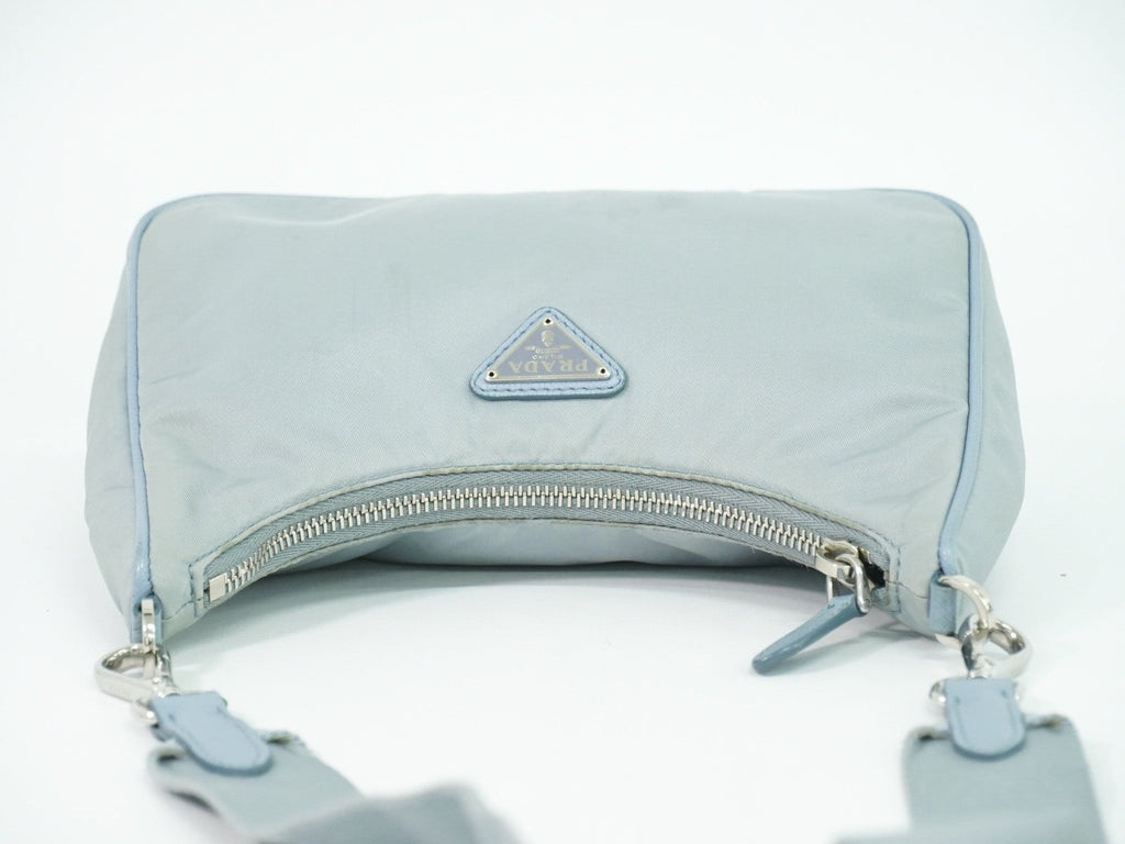 Prada Re-Edition 2005 Shoulder Bag Tessuto Blue Nylon Shoulder Bag Bag