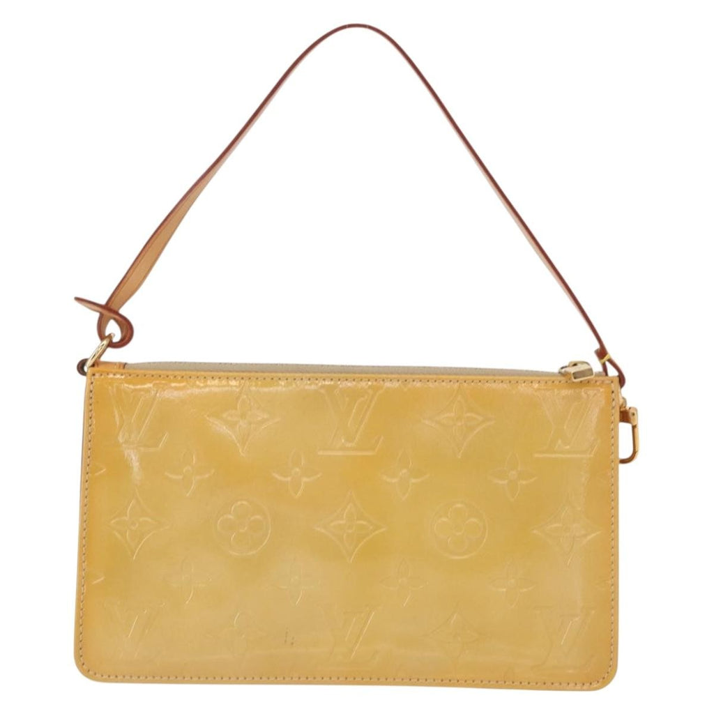 Louis Vuitton Lexington Pochette Patent Leather Beige Patent_Leather Clutche & Pouche Bag