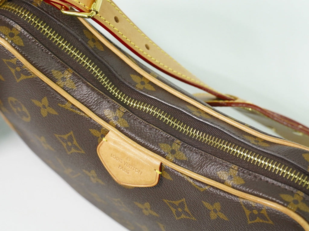 Louis Vuitton Croissant Handbag Monogram Canvas Brown Canvas Shoulder Bag