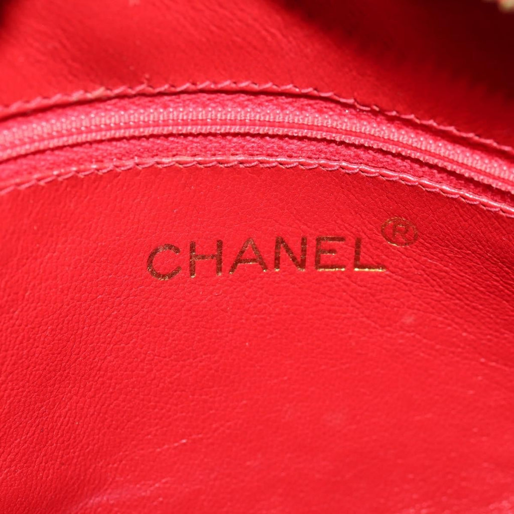 Chanel Vintage Oval Cc Tassel Crossbody Bag Leather Red Leather Shoulder Bag Bag