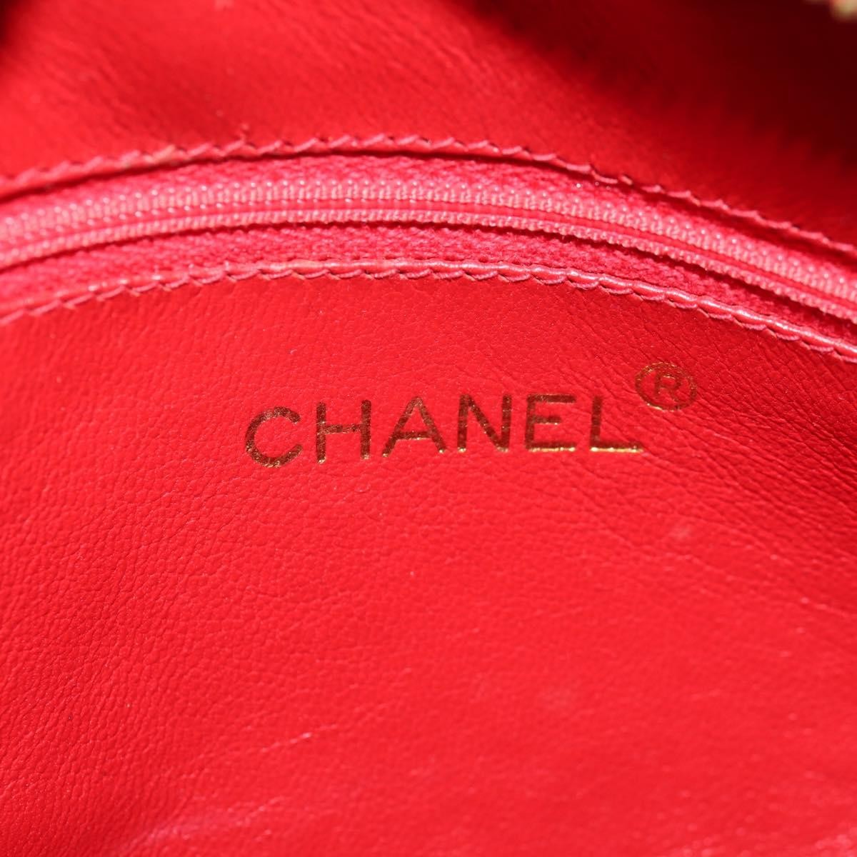 Chanel Vintage Oval Cc Tassel Crossbody Bag Leather Red Leather Shoulder Bag Bag