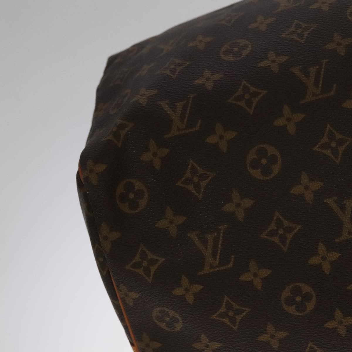 Louis Vuitton Keepall Bandouliere Bag Monogram Canvas Brown Canvas Travel Bag
