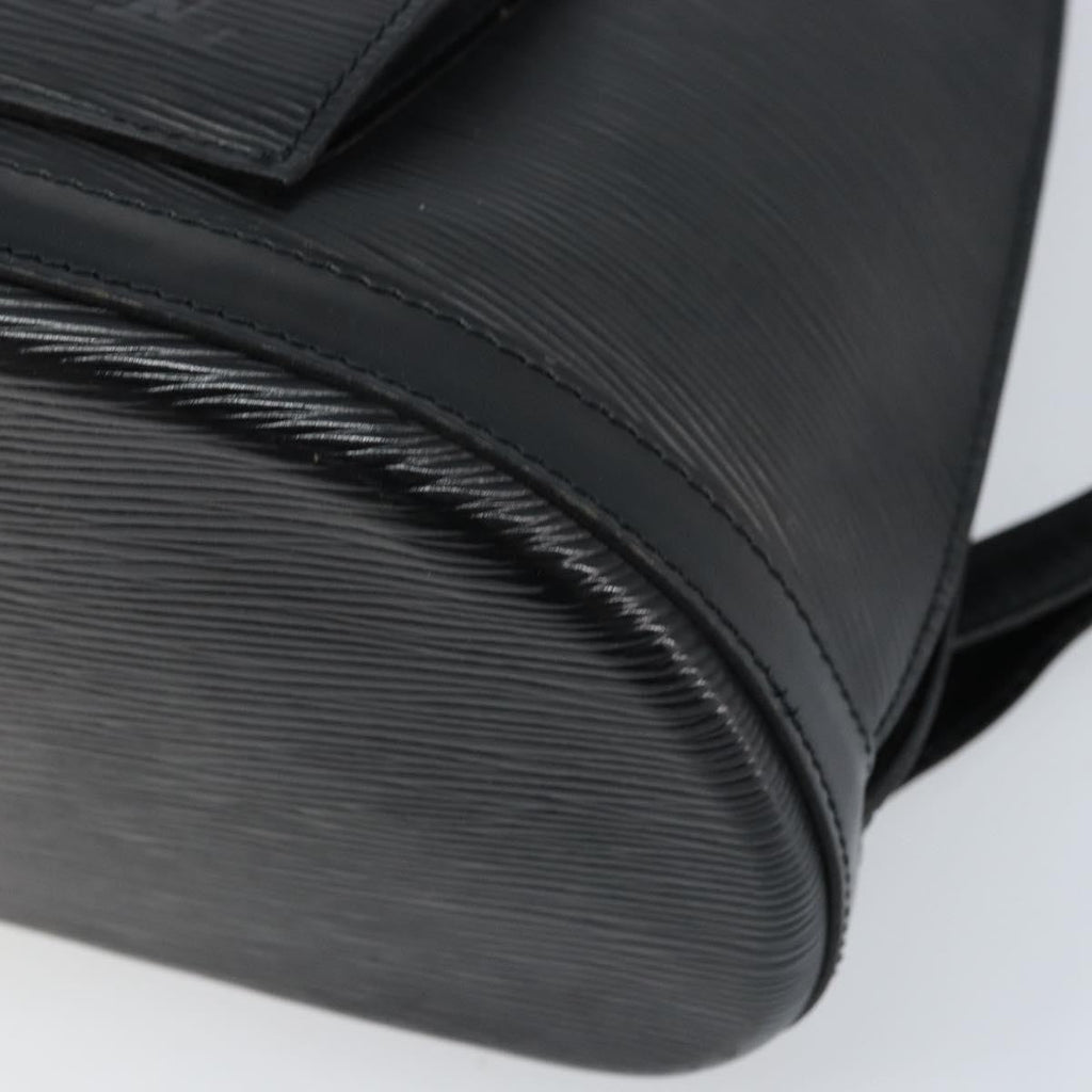 Louis Vuitton Gobelins Backpack Epi Leather Black Leather Backpack Bag