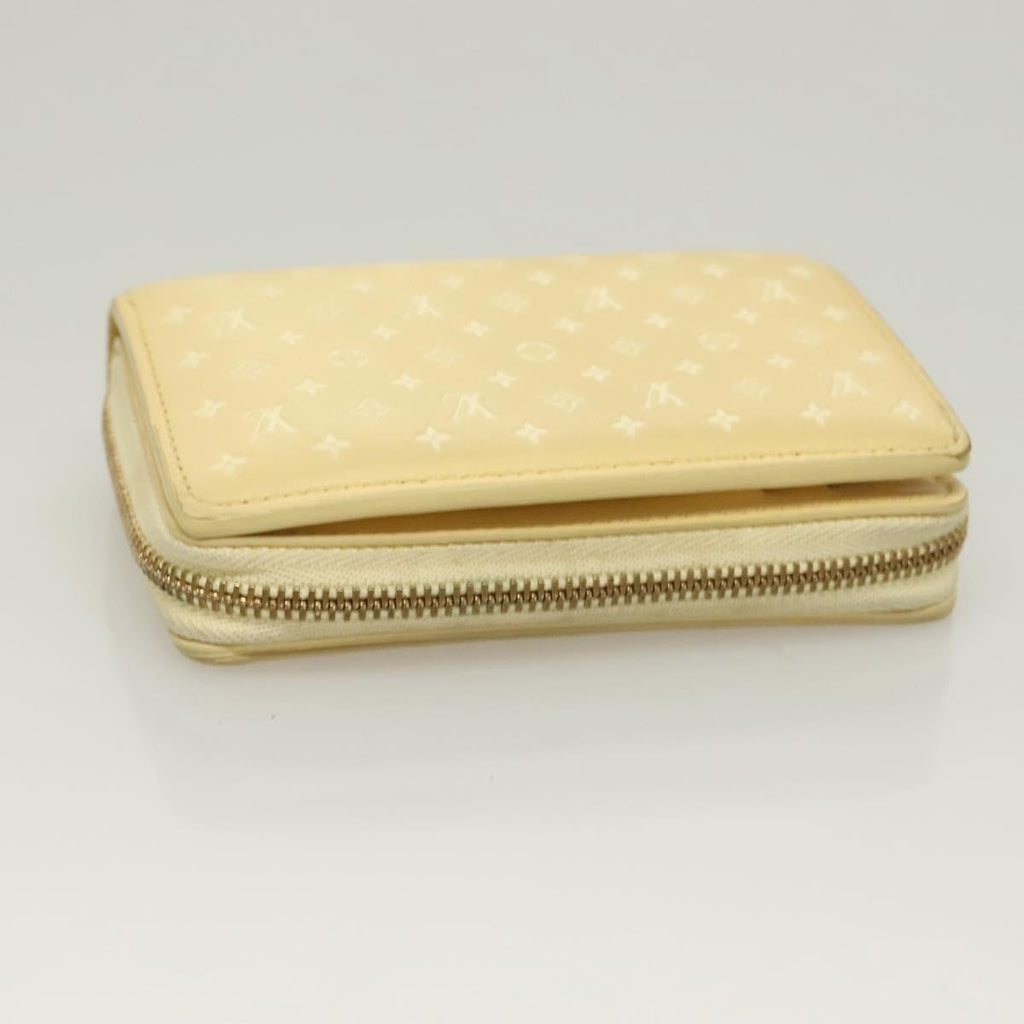 Louis Vuitton Lou Wallet Nanogram Leather Beige Leather Wallets Accessory