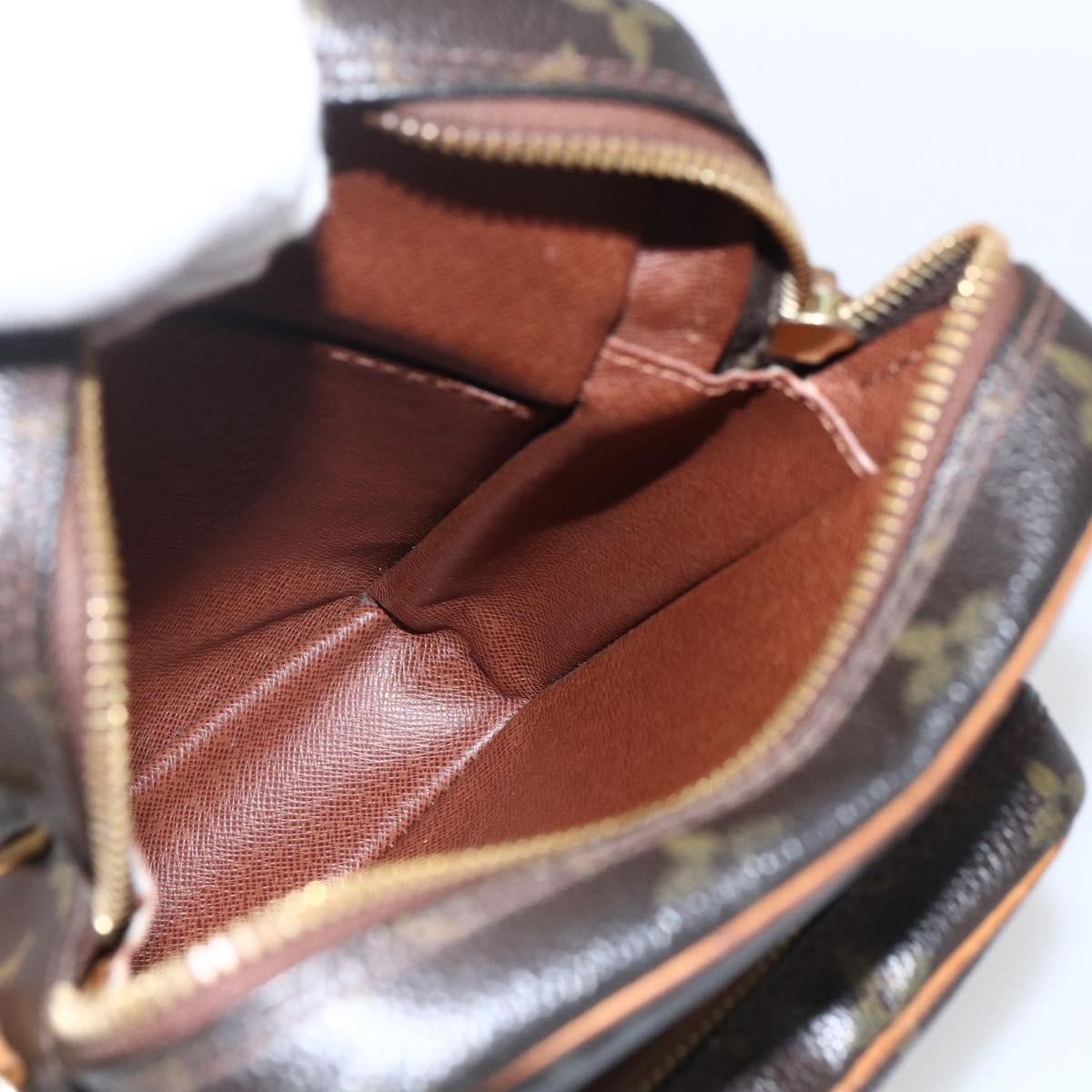 Louis Vuitton Amazone Bag Monogram Canvas Brown Canvas Shoulder Bag