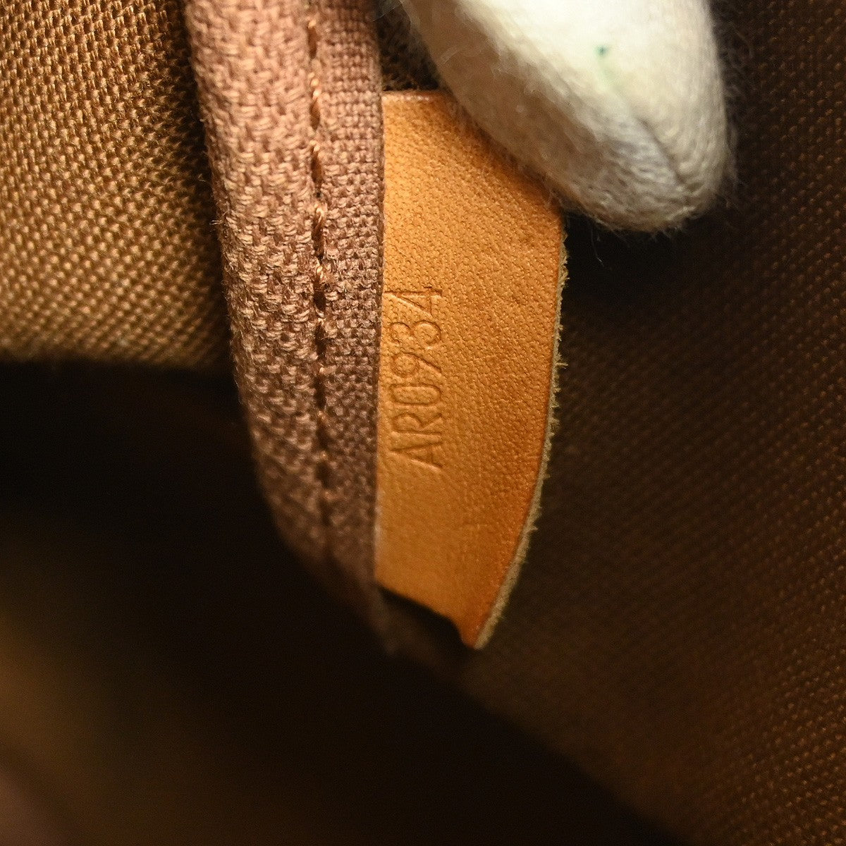 Louis Vuitton Saumur Handbag Monogram Canvas Brown Canvas Shoulder Bag