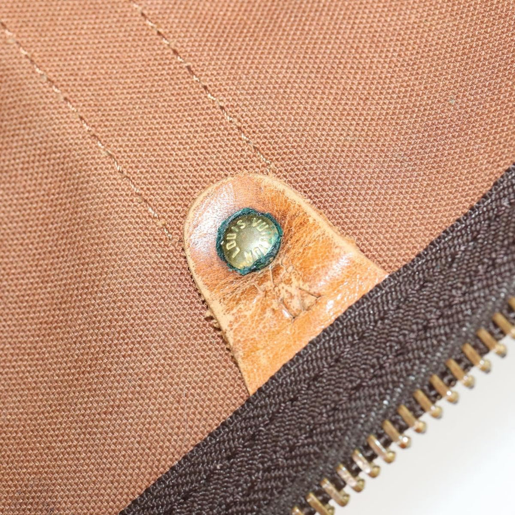 Louis Vuitton Keepall Bag Monogram Canvas Brown Canvas Travel Bag