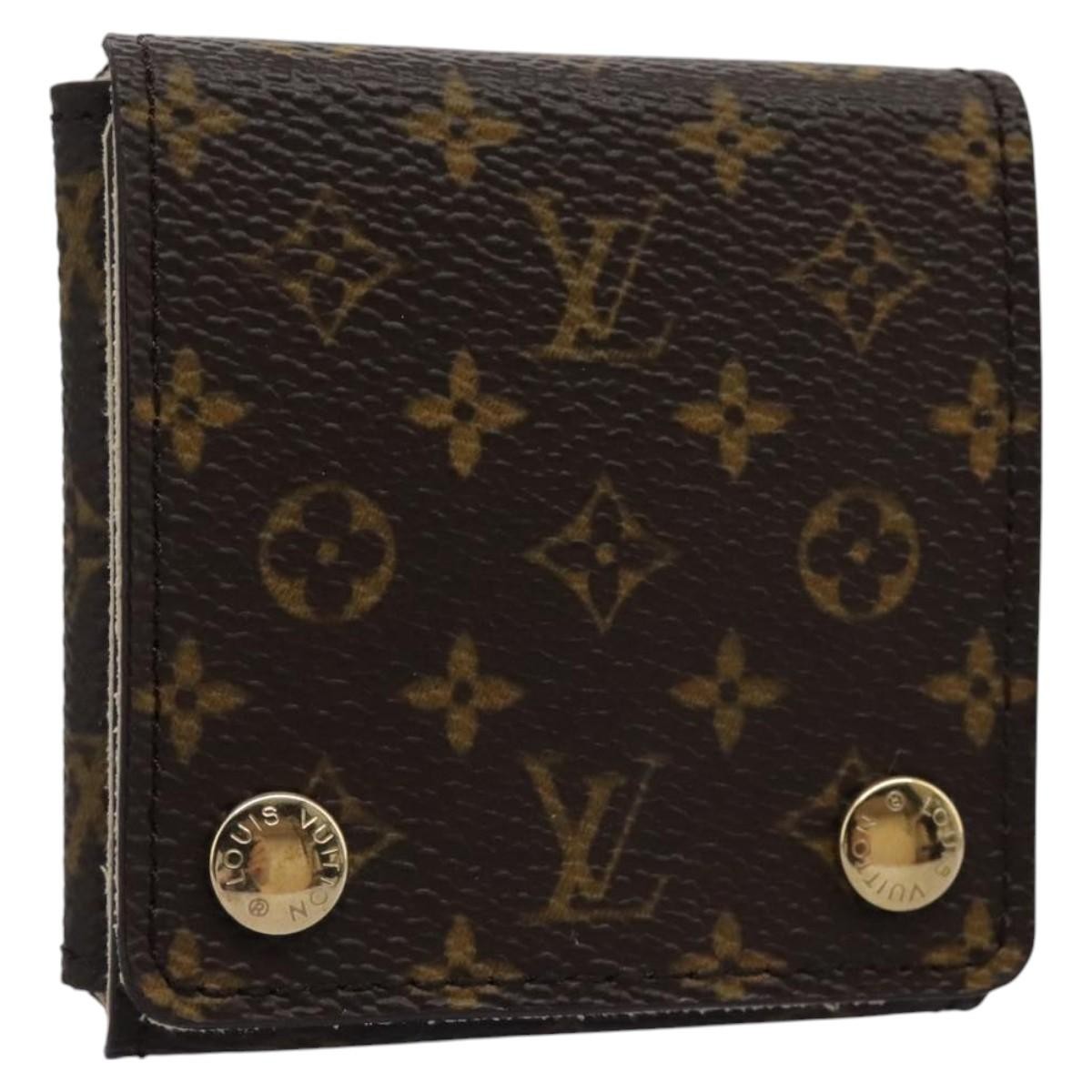 Louis Vuitton Case Jewelry Box Canvas Multicolour Canvas Wallets Accessory