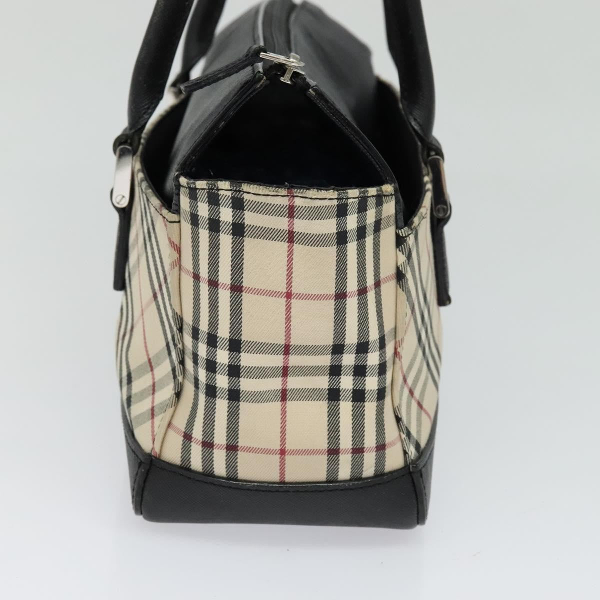 Burberry Nova Check Handbag Nova Check Canvas And Leather Beige Canvas Handbag