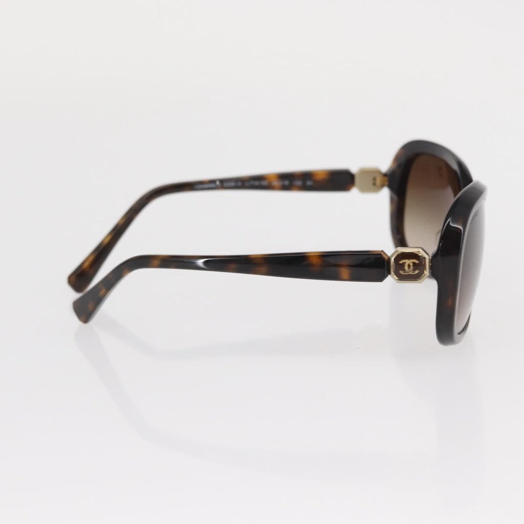 Chanel Logo Cc Sunglasses Plastic Brown Plastic Sunglasse Accessory