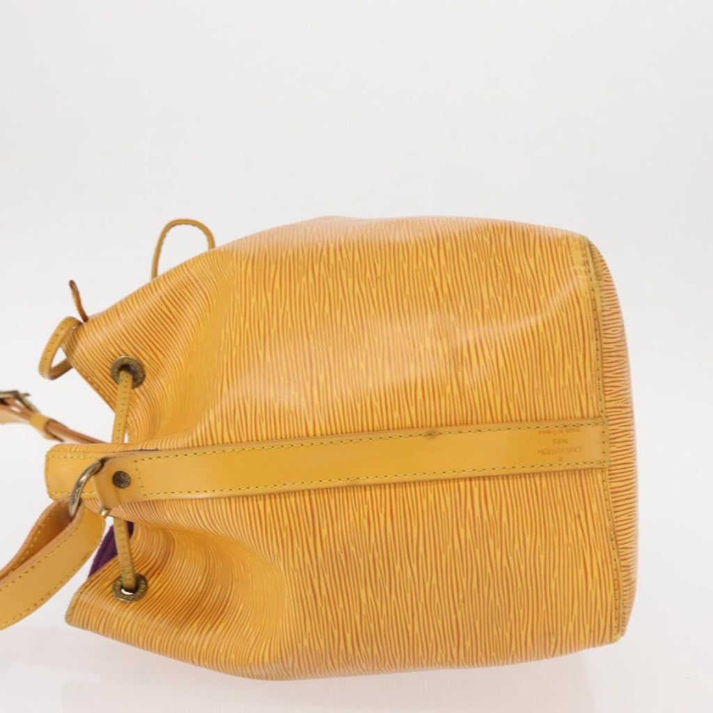 Louis Vuitton Petit Noe Handbag Epi Leather Yellow Leather Shoulder Bag
