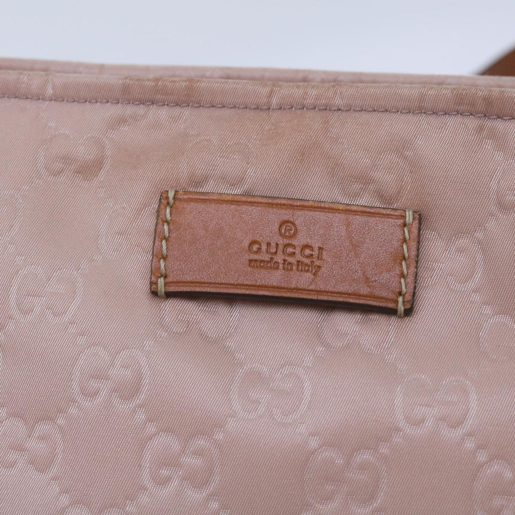 Gucci Gg Canvas Bag Canvas Pink Canvas Shoulder Bag Bag (Pre-Owned)
