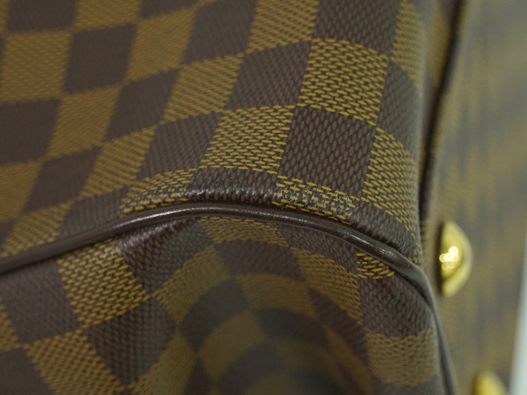 Louis Vuitton Trevi Handbag Damier Brown Canvas Handbag
