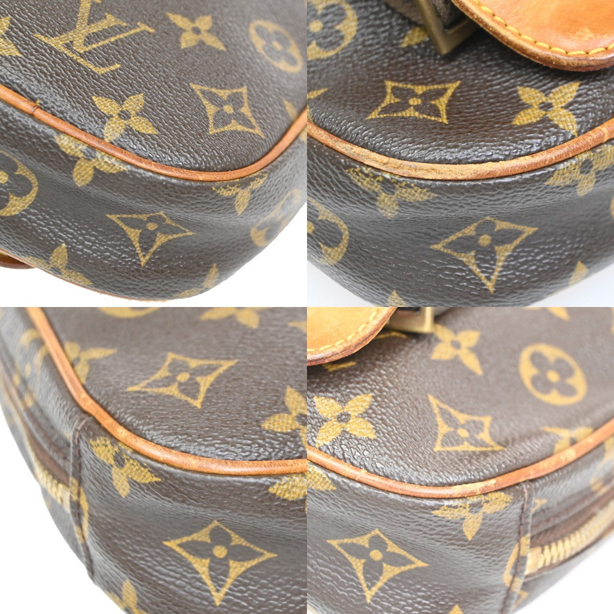 Louis Vuitton Pochette Gange Monogram Canvas Brown Canvas Clutche & Pouche Bag