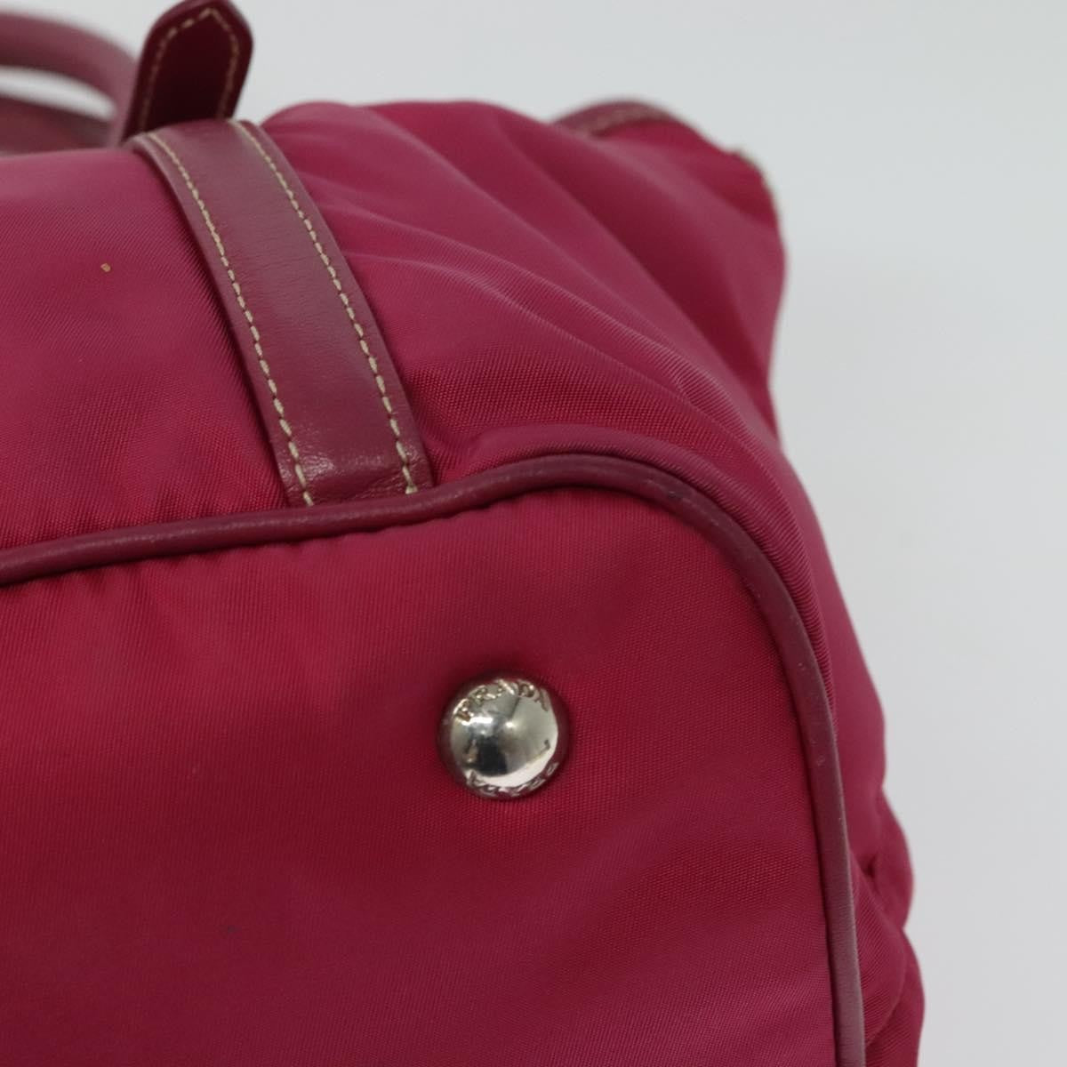 Prada Convertible Belted Hobo Tessuto With Leather Pink Nylon Tote Bag Bag