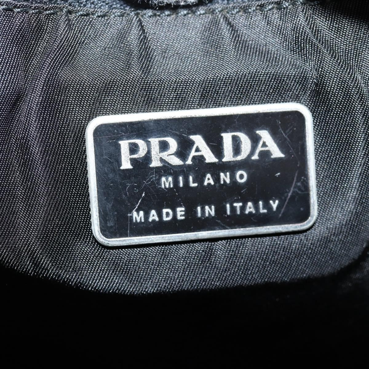 Prada Vintage Shoulder Bag Tessuto Black Nylon Shoulder Bag Bag
