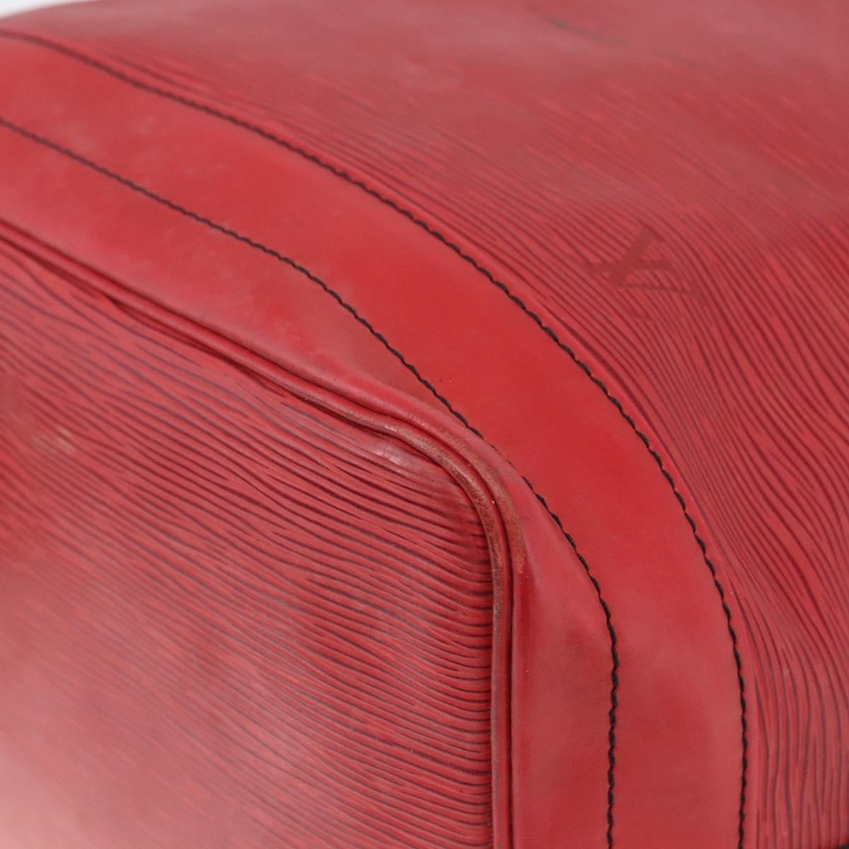 Louis Vuitton Petit Noe Nm Handbag Epi Leather Red Leather Shoulder Bag