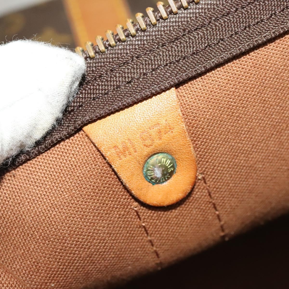 Louis Vuitton Keepall Bag Monogram Canvas Brown Canvas Travel Bag