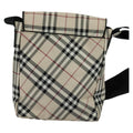 Burberry Nova Check Blue Label Nylon Beige Nylon Shoulder Bag