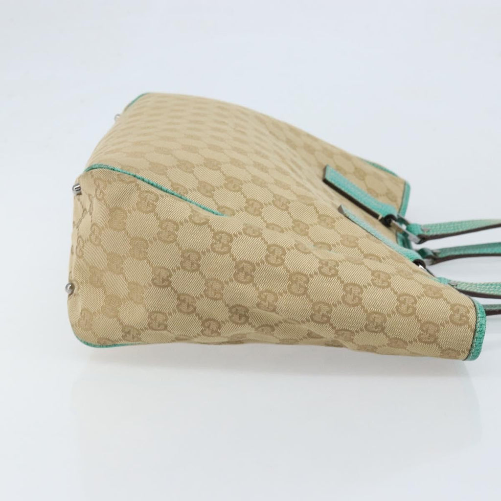 Gucci Vintage Open Tote Gg Canvas Beige Canvas Tote Bag Bag (Pre-Owned)