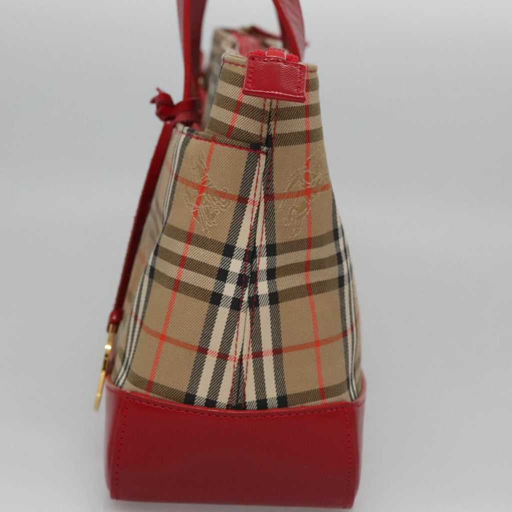 Burberry Nova Check Handbag Nova Check Canvas And Leather Beige Canvas Handbag
