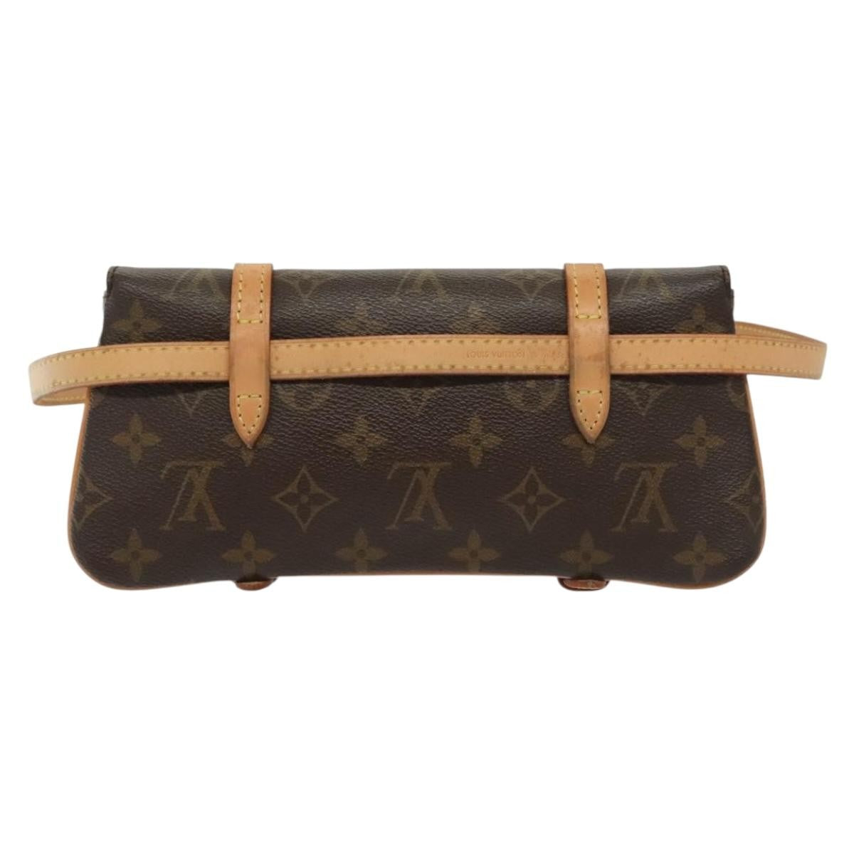 Louis Vuitton Marelle Waist Bag Monogram Canvas Brown Canvas Bag