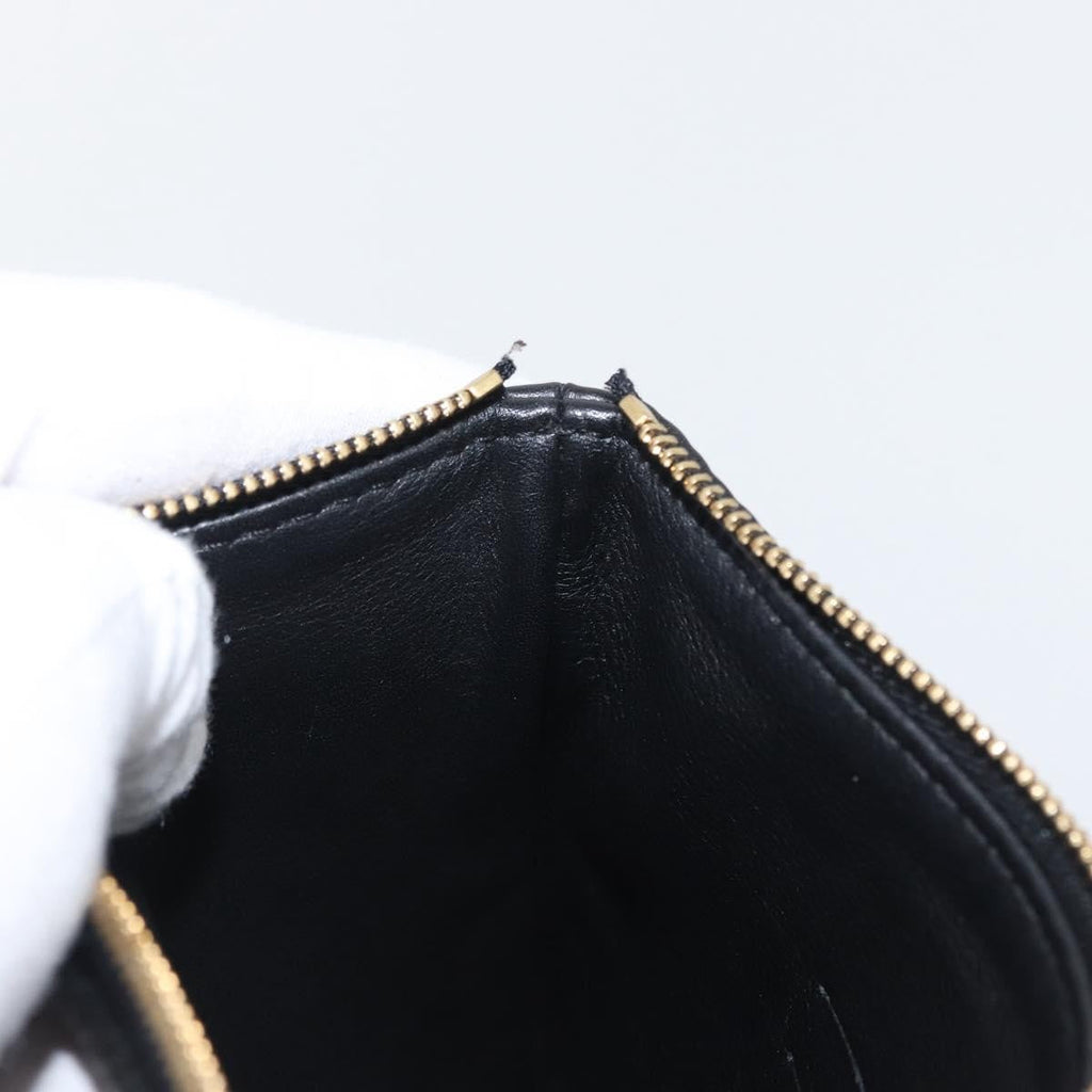 Louis Vuitton Selene Pochette Mahina Leather Black Leather Clutche & Pouche Bag