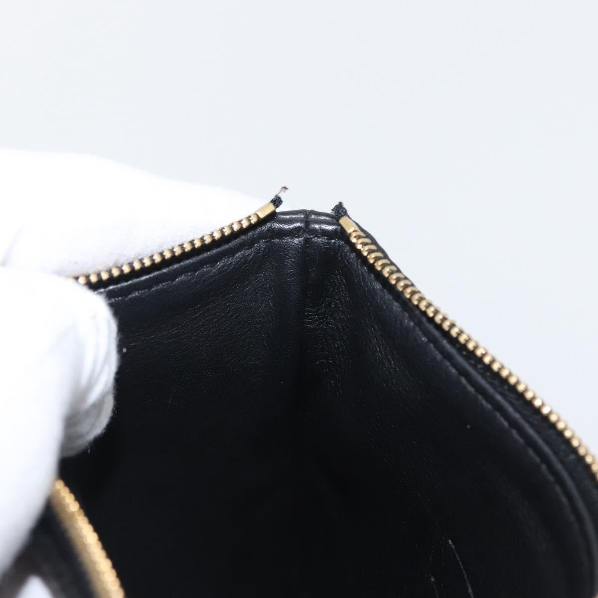 Louis Vuitton Selene Pochette Mahina Leather Black Leather Clutche & Pouche Bag