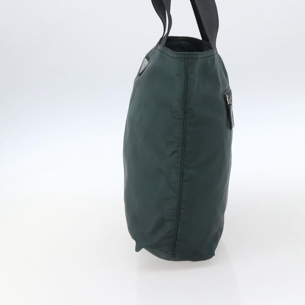 Prada Vintage Zip Tote Tessuto Green Nylon Tote Bag Bag