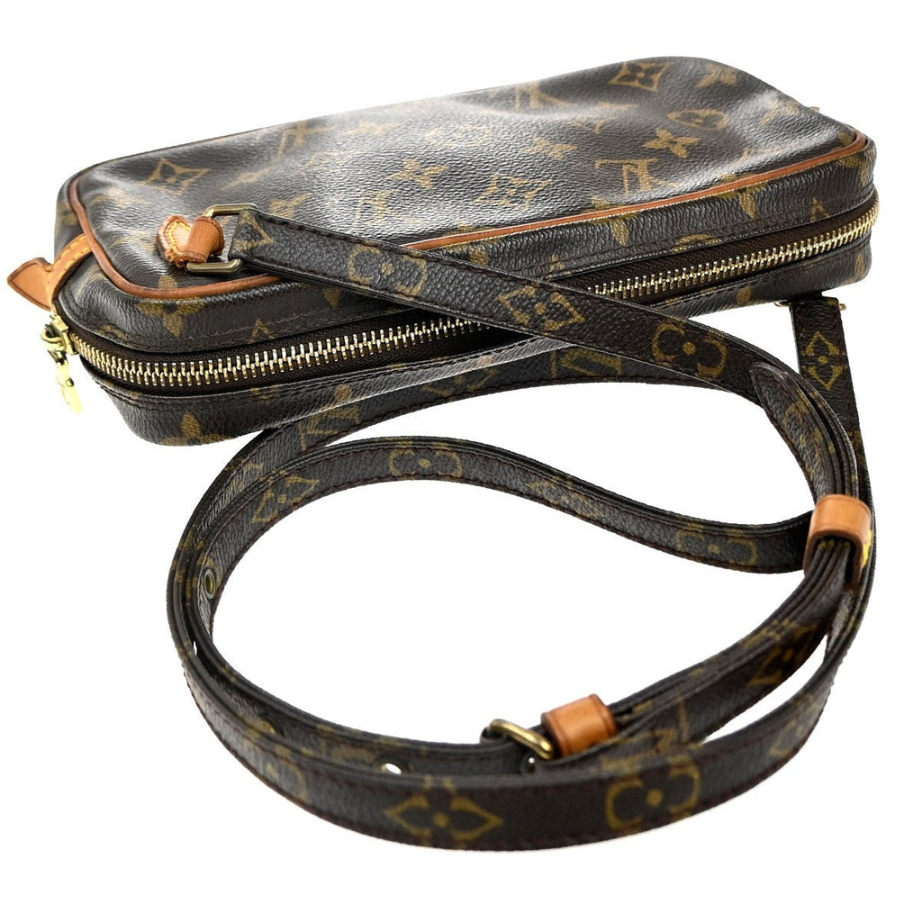 Louis Vuitton Pochette Marly Bandouliere Bag Monogram Canvas Brown Canvas Shoulder Bag
