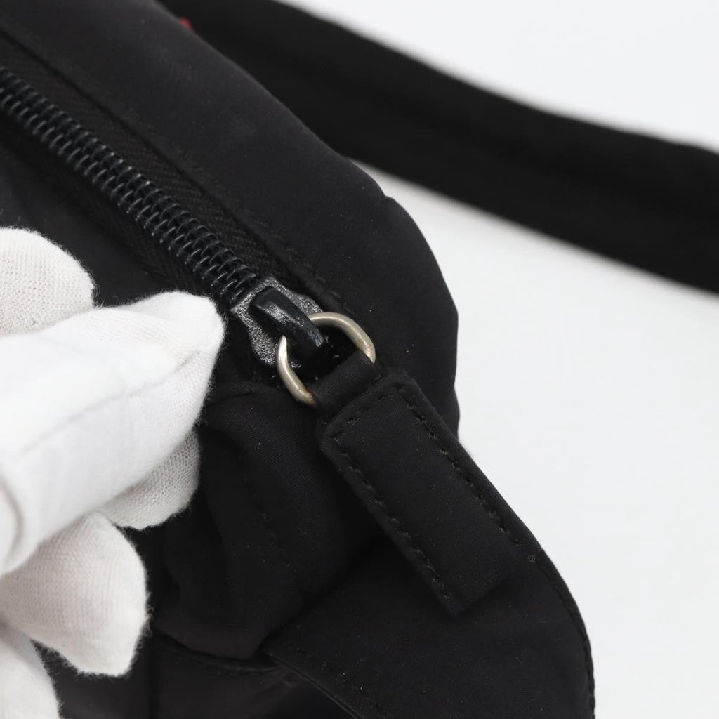 Prada Sport Zip Shoulder Bag Nylon Black Nylon Shoulder Bag Bag