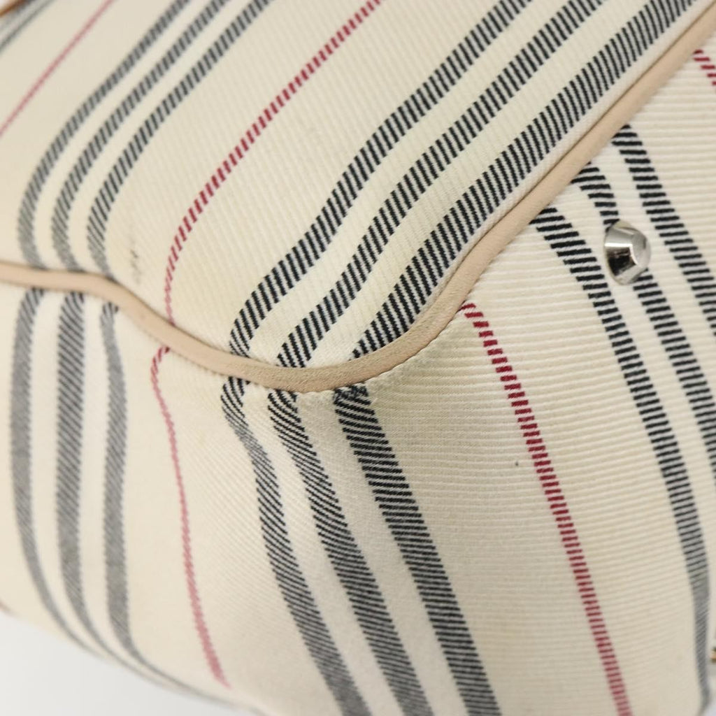 Burberry Nova Check Tote Canvas And Leather Beige Canvas Tote Bag