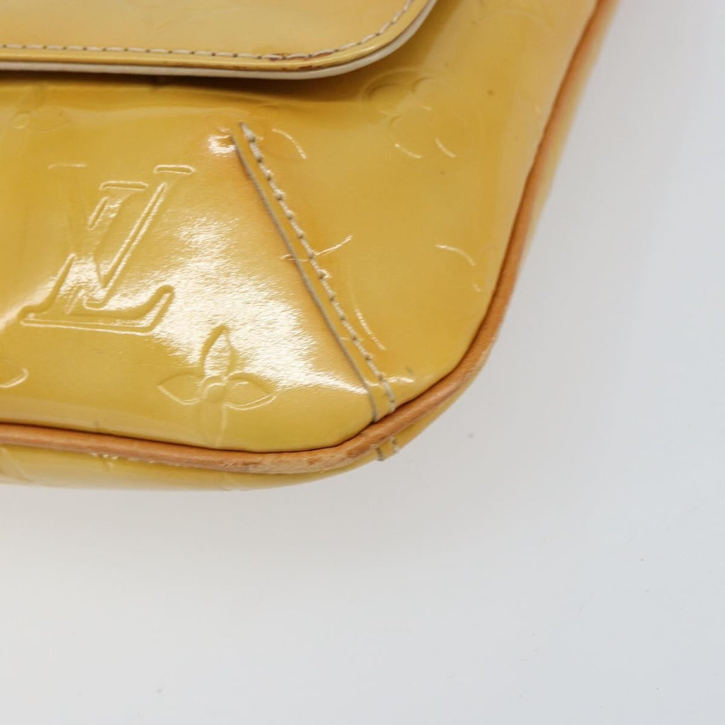 Louis Vuitton Thompson Street Handbag Monogram Vernis Beige Patent_Leather Shoulder Bag