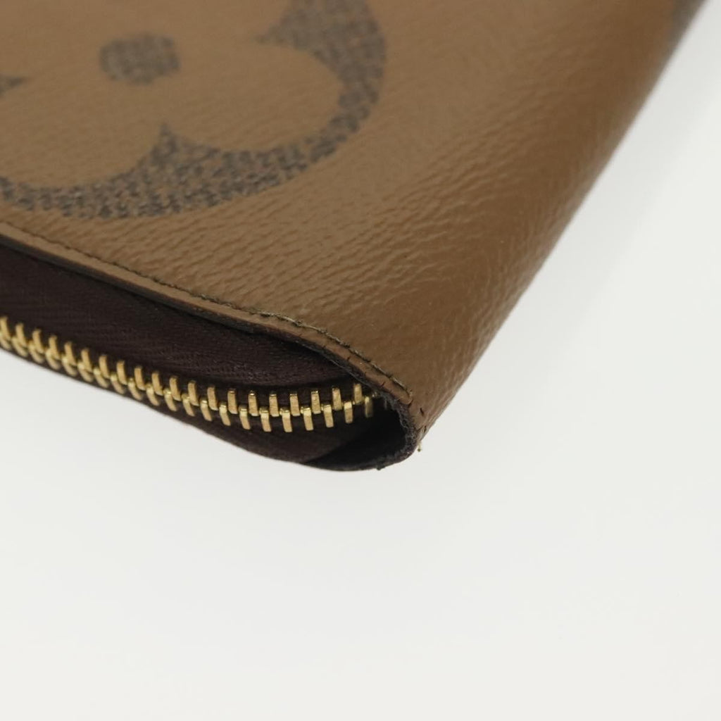 Louis Vuitton Zippy Wallet Canvas Brown Canvas Wallets Accessory