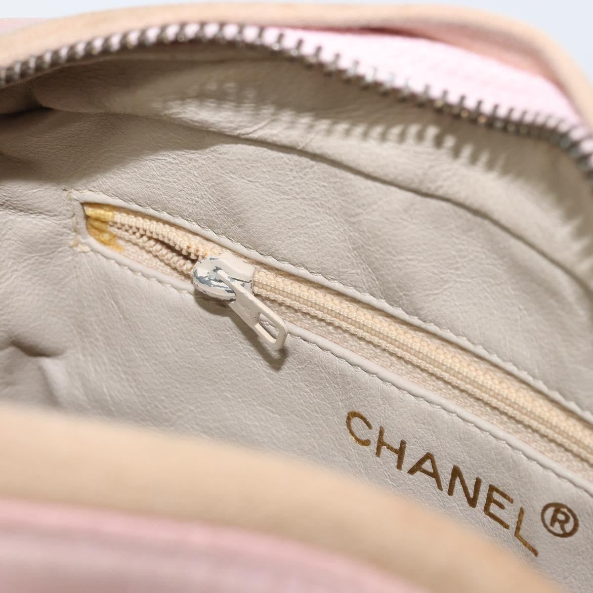 Chanel Vintage Camera Tassel Bag Satin Pink Satin Shoulder Bag Bag