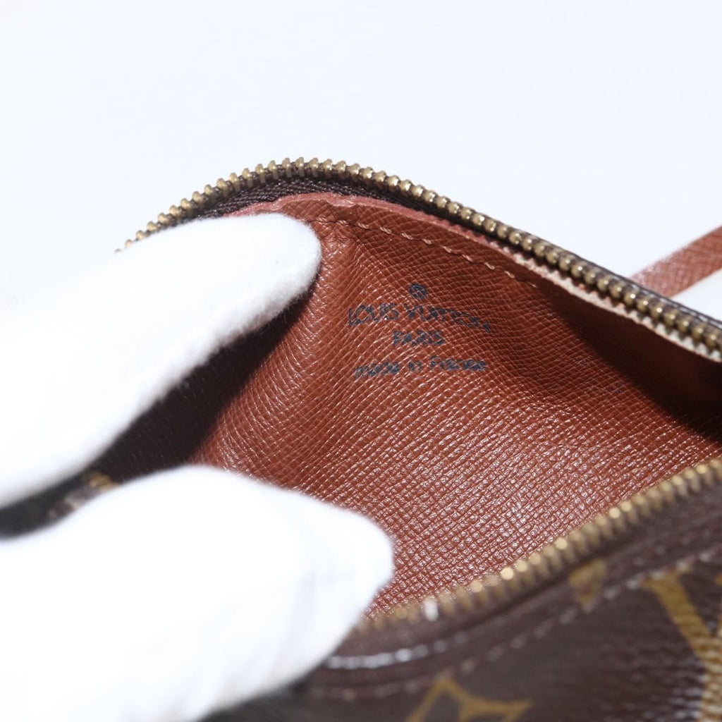 Louis Vuitton Papillon Pochette Monogram Canvas Brown Canvas Clutche & Pouche Bag