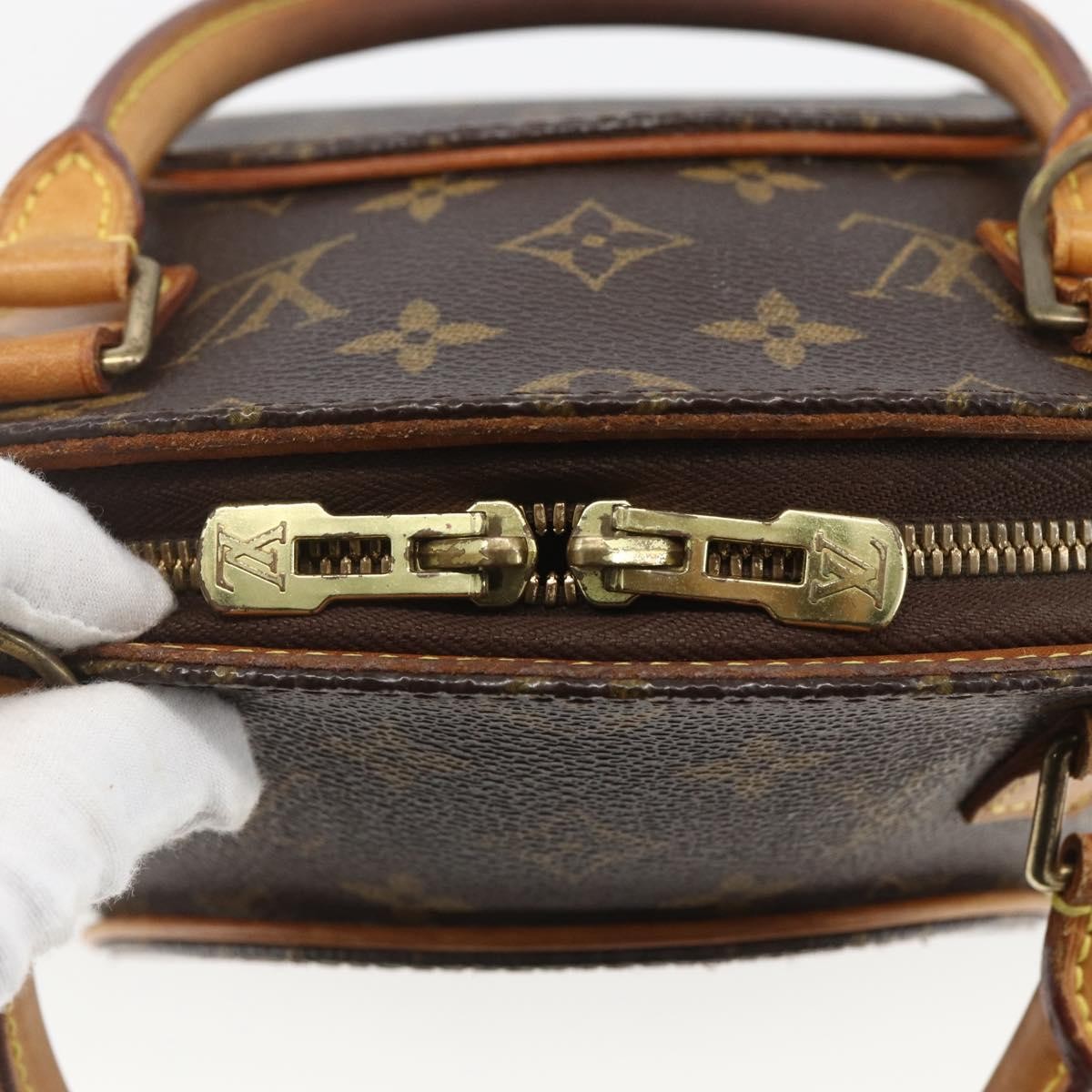 Louis Vuitton Ellipse Bag Monogram Canvas Brown Canvas Handbag