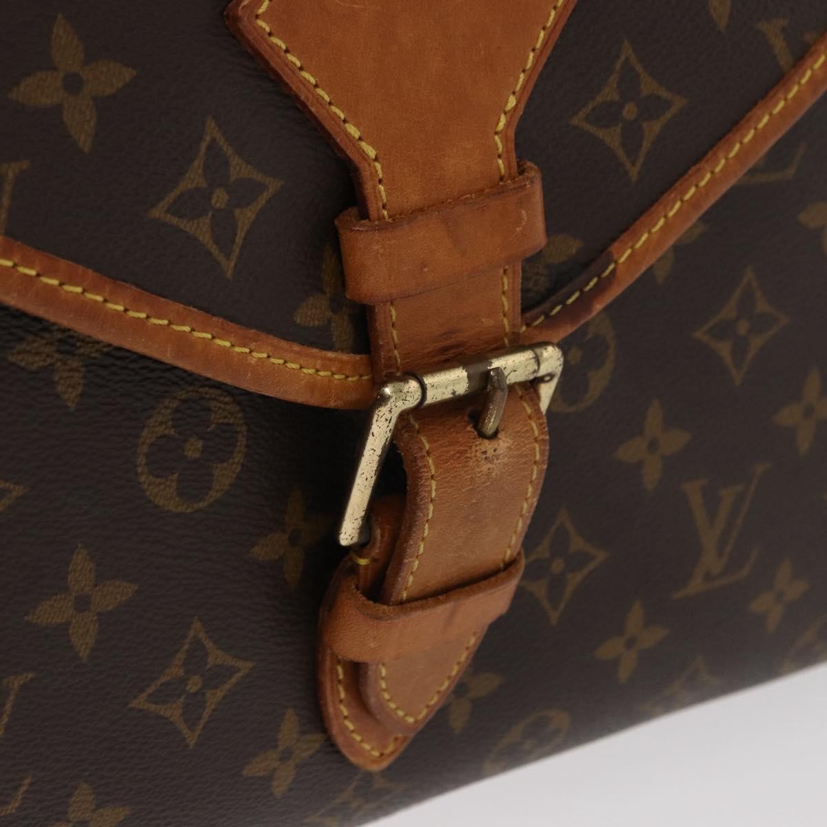Louis Vuitton Beverly Briefcase Monogram Canvas Brown Canvas Briefcase Bag